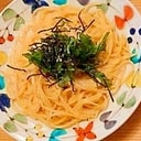 ワンパン明太子クリームパスタ